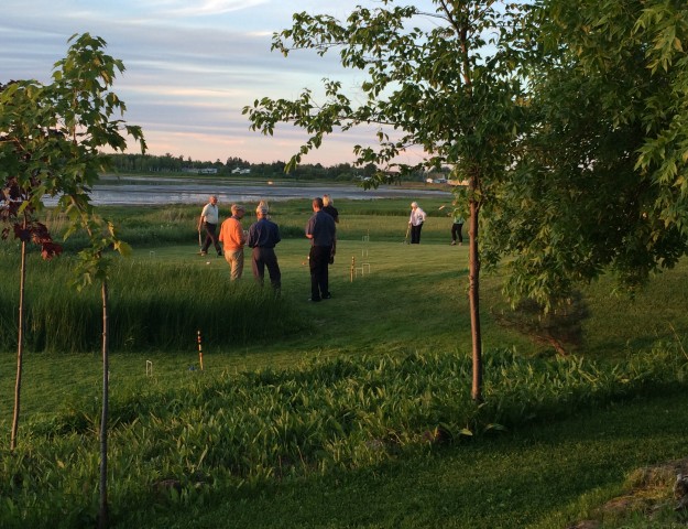 Croquet, Shediac, catering, lawn games, lesson from a friend